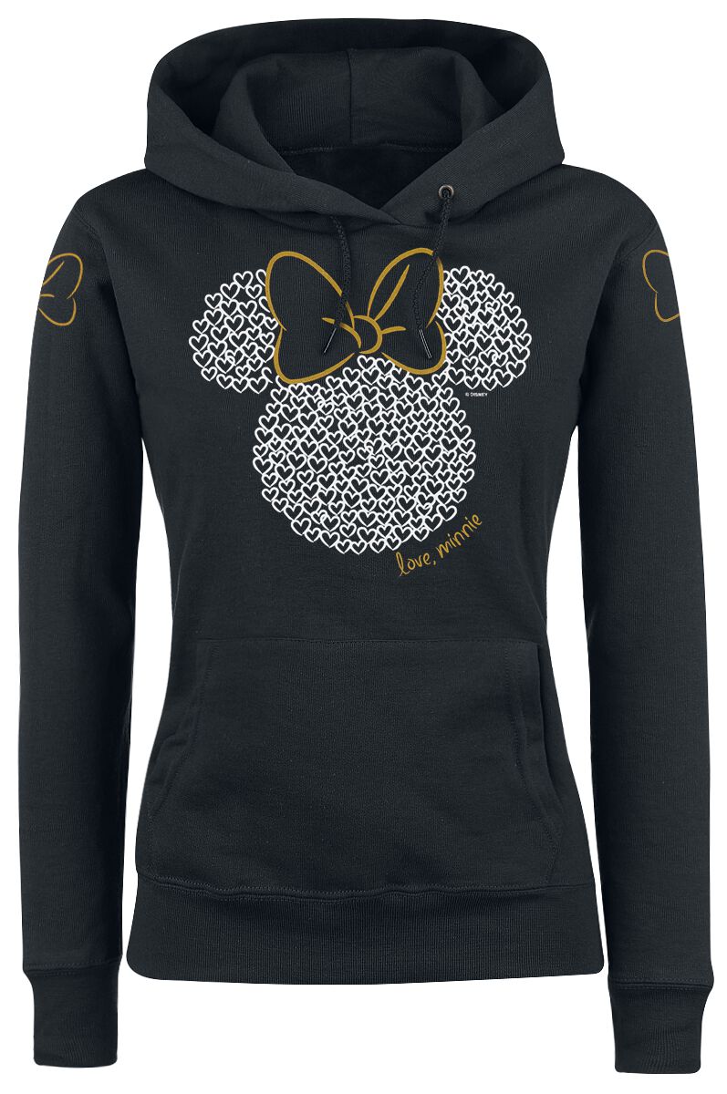 Minnie Mouse Love Hooded sweater black