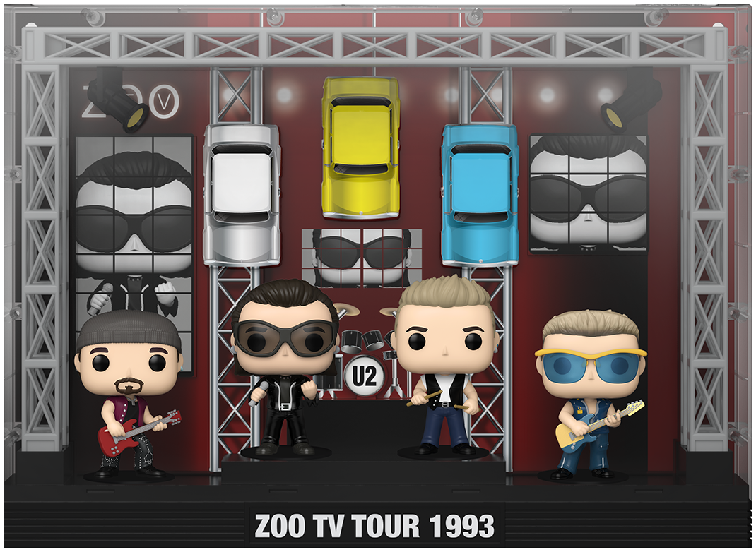 U2 Zoo TV Tour 1993 (Pop! Moments Deluxe) Vinyl Figur 05 Funko Pop! multicolor