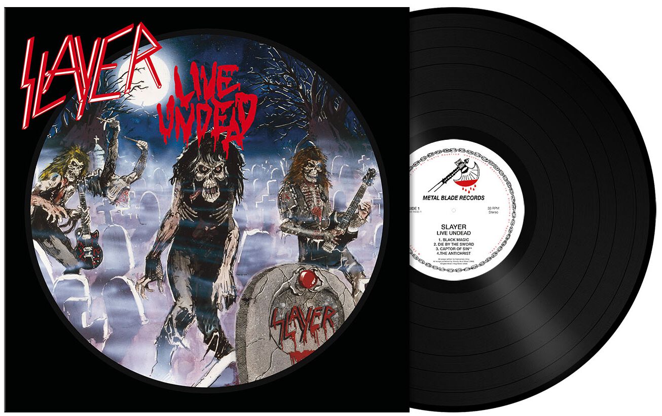 Image of Slayer Live Undead LP Standard
