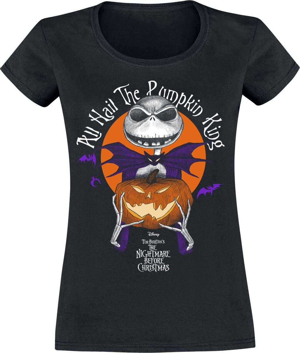 The Nightmare Before Christmas All Hail The Pumpkin King T-Shirt schwarz in M