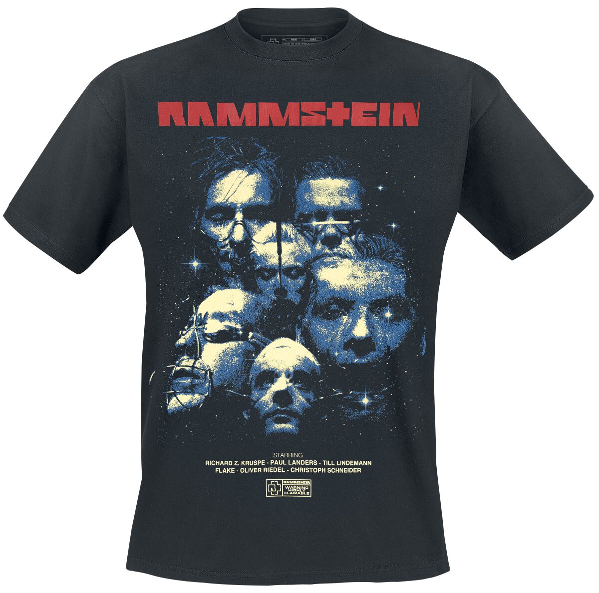 Rammstein T-Shirt - Sehnsucht Movie - XXL bis 3XL - für Männer - Größe 3XL - schwarz  - Lizenziertes Merchandise!