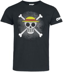 Strohhutbande - Skull, One Piece, T-Shirt