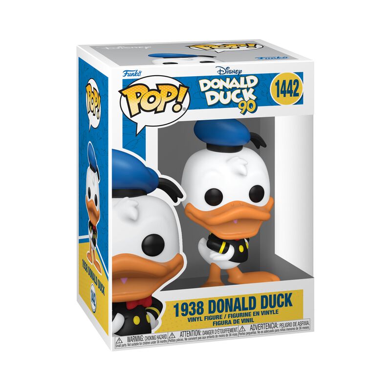 90th Anniversary - 1938 Donald Duck Vinyl Figur 1442