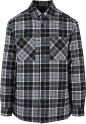 Padded Checked Shirt Jacket, Urban Classics, Übergangsjacke