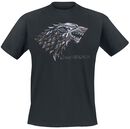 House Stark - Metallic, Game Of Thrones, T-Shirt