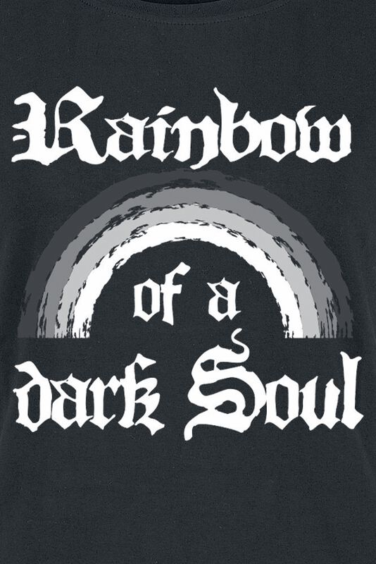 Wohnen & Freizeit Funartikel Rainbow Of A Dark Soul | Sprüche T-Shirt