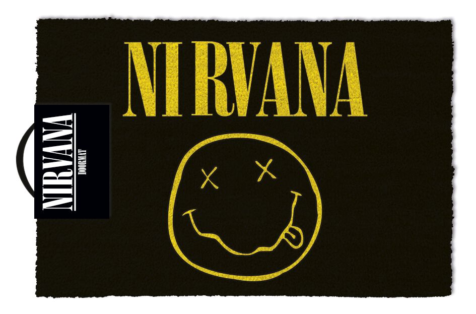 Nirvana Smiley Fußmatte multicolor