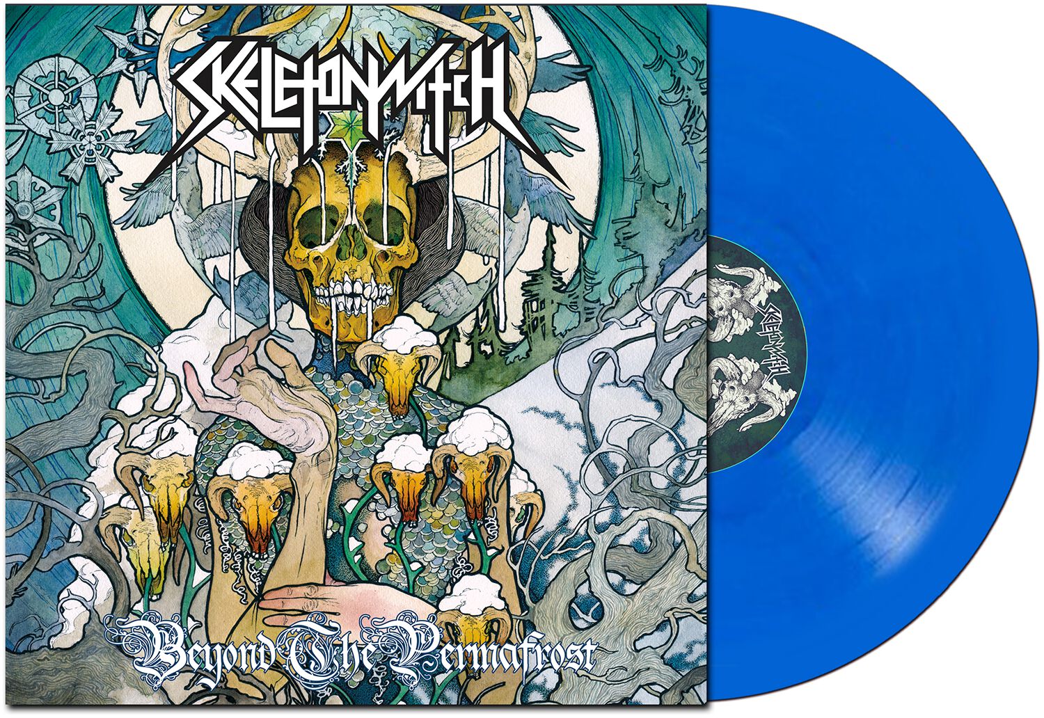 Skeletonwitch Beyond the permafrost LP blue