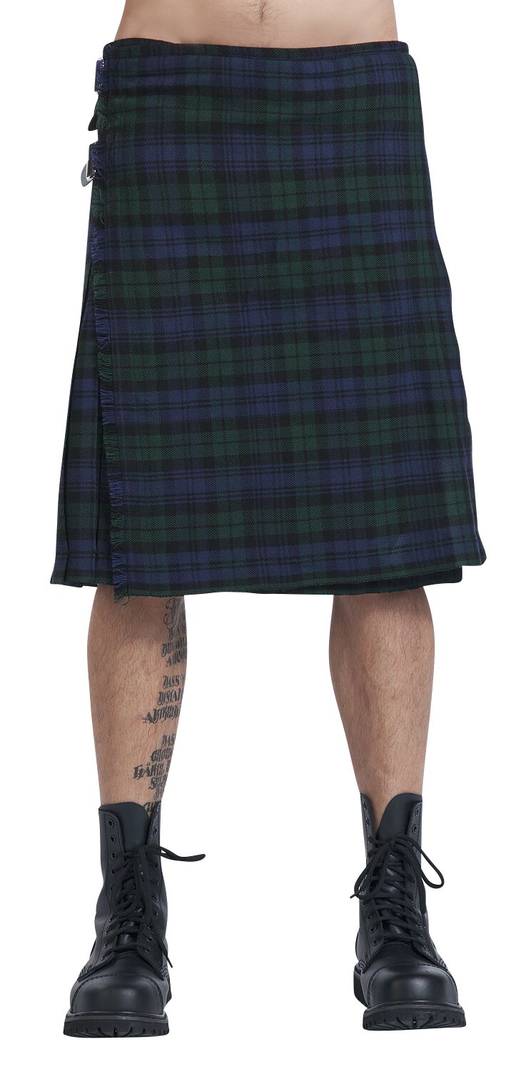 Black Premium By EMP - Kilt Homme Noir Avec Poche Plaquée - Vêtement Rock