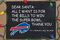 Buffalo Bills - Tafelschild