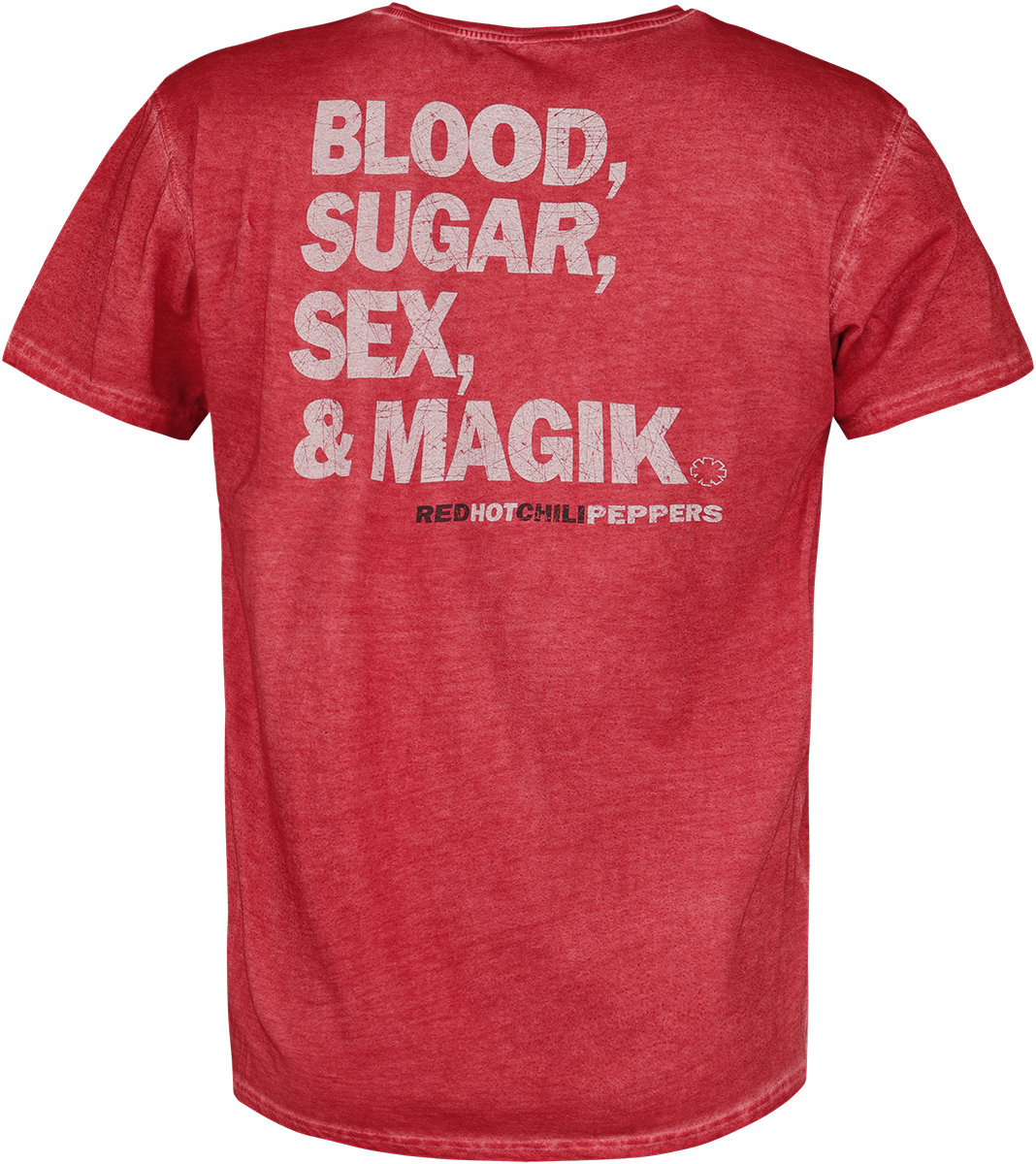 Red Hot Chili Peppers T-Shirt - Blood, Sugar, Sex, & Magik - S bis 3XL - für Männer - Größe S - rot  - Lizenziertes Merchandise!