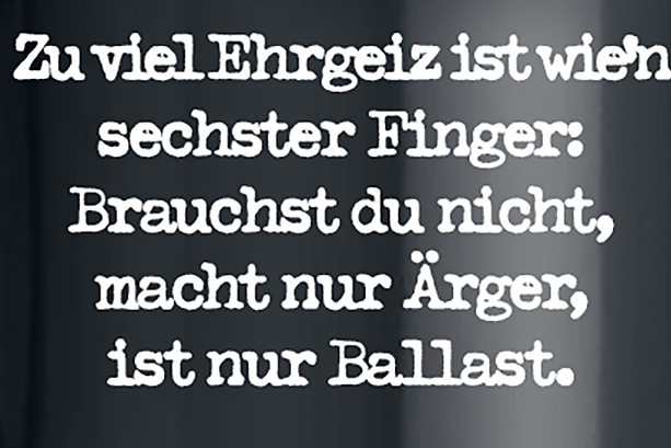 Stromberg Ehrgeiz Tasse schwarz