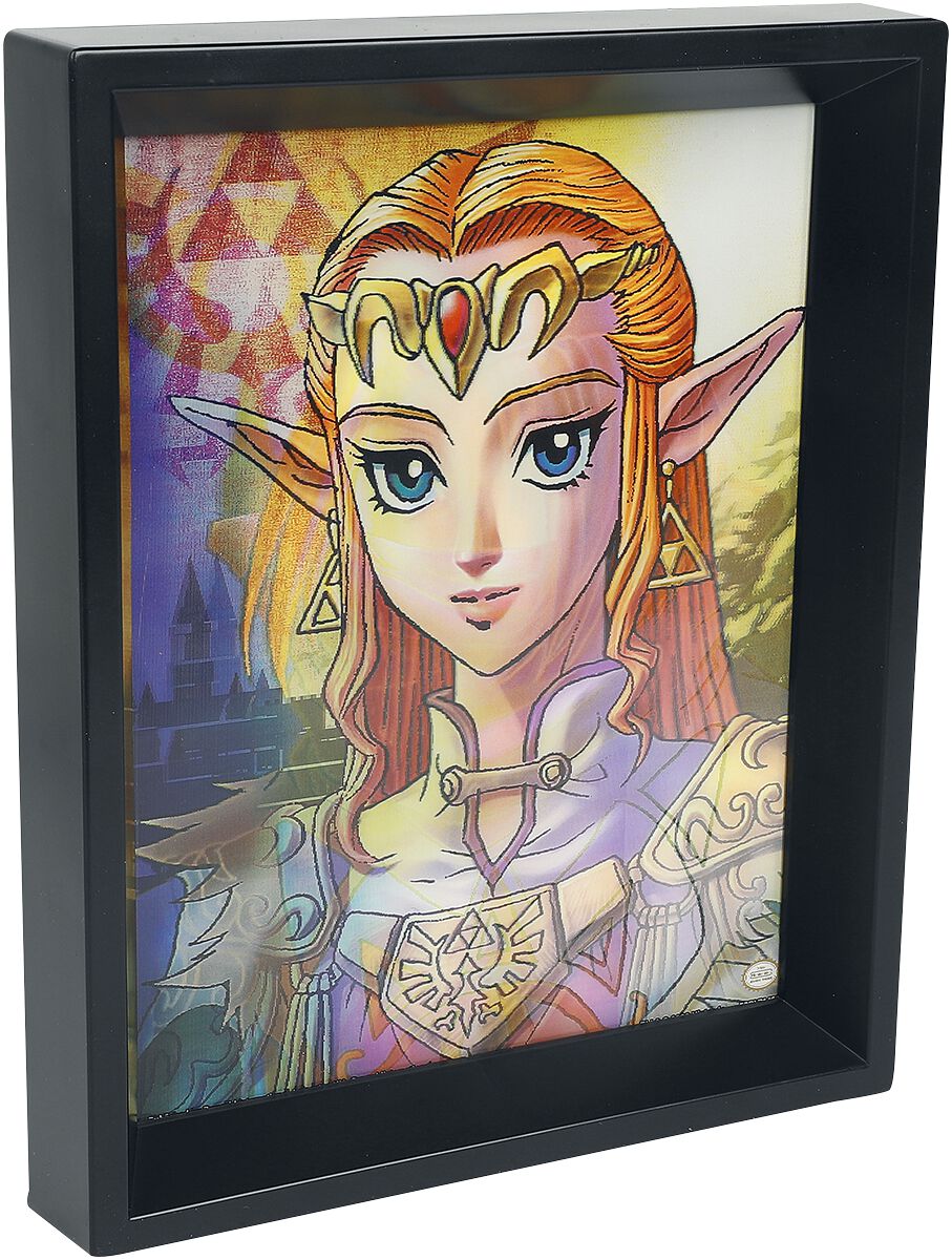 The Legend Of Zelda Zelda to Sheik - 3D image Wall Picture multicolour