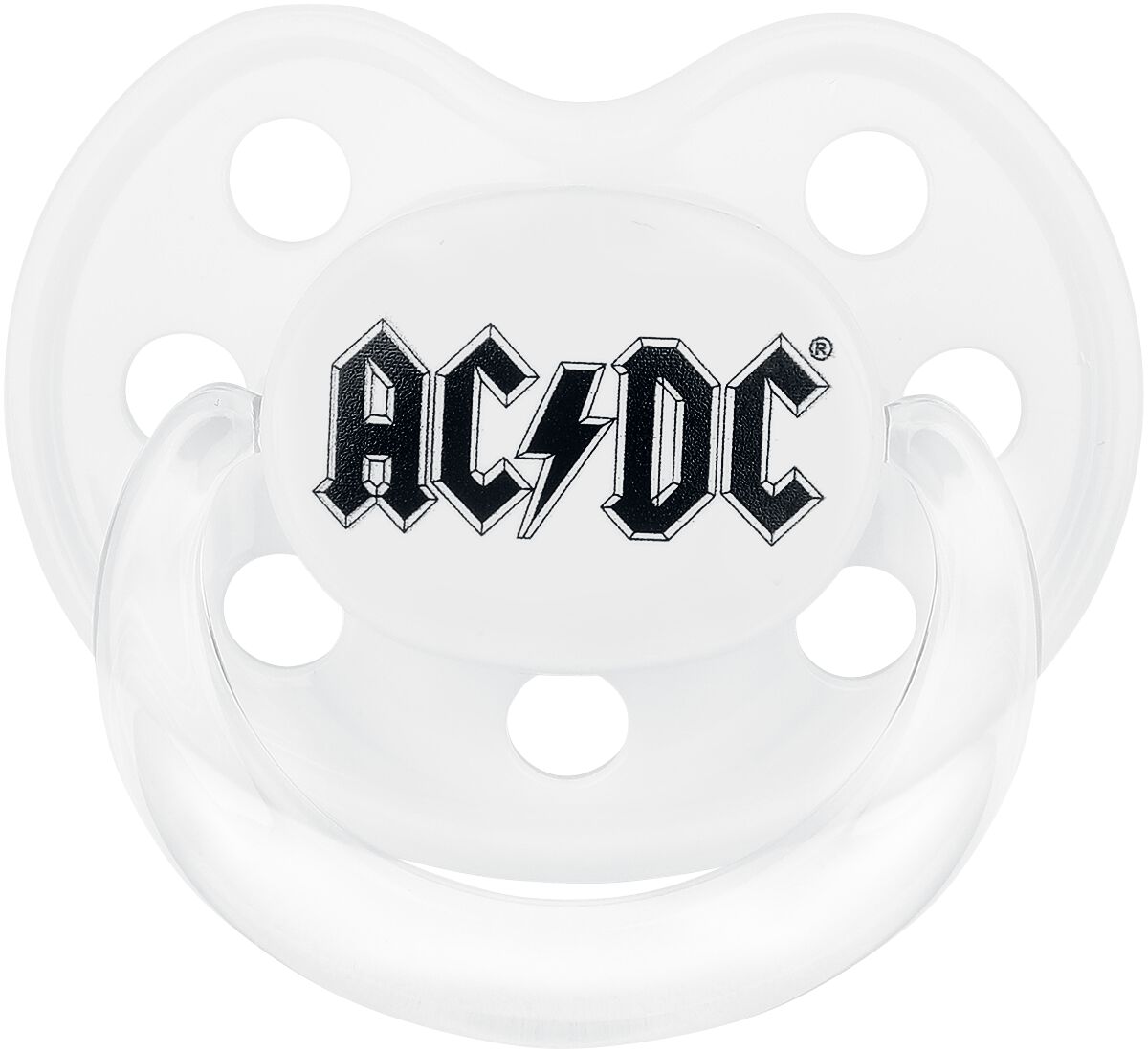 AC DC AC DC Logo Schnuller multicolor  - Onlineshop EMP