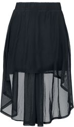 Skirt With Transparent Details, Gothicana by EMP, Kurzer Rock