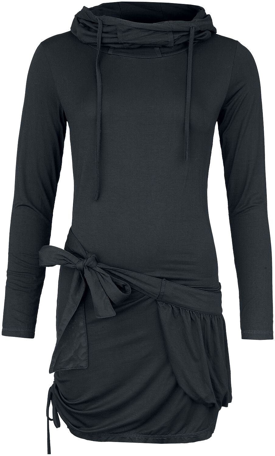 Black Premium by EMP Kurzes Kleid High Neck Dress S bis XXL für Damen Größe M schwarz  - Onlineshop EMP