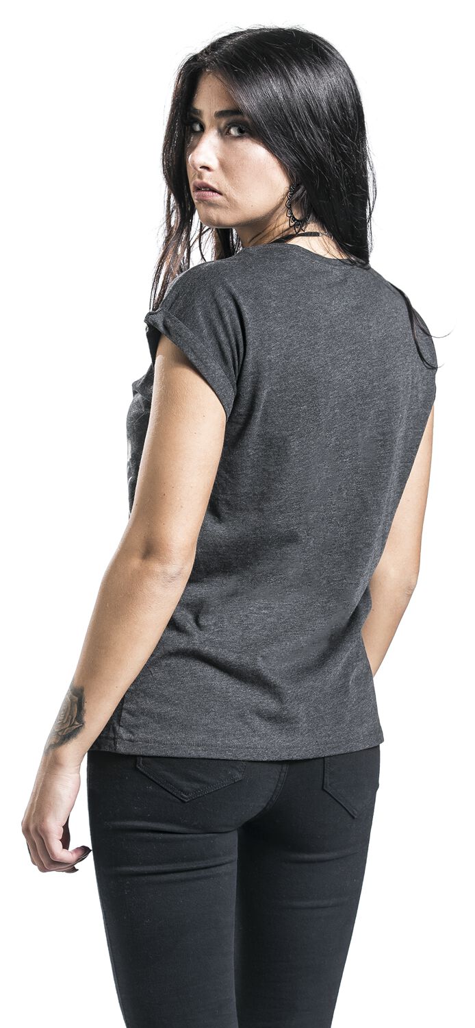 Metallica Raining Blood T-Shirt Donna – Grigio, Vestibilità Regular, 60% Cotone 40% Poliestere, Maniche Corte - 2
