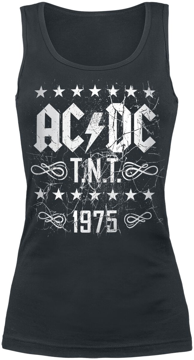 Top de AC/DC - T.N.T. 1975 - S à XXL - pour Femme - noir