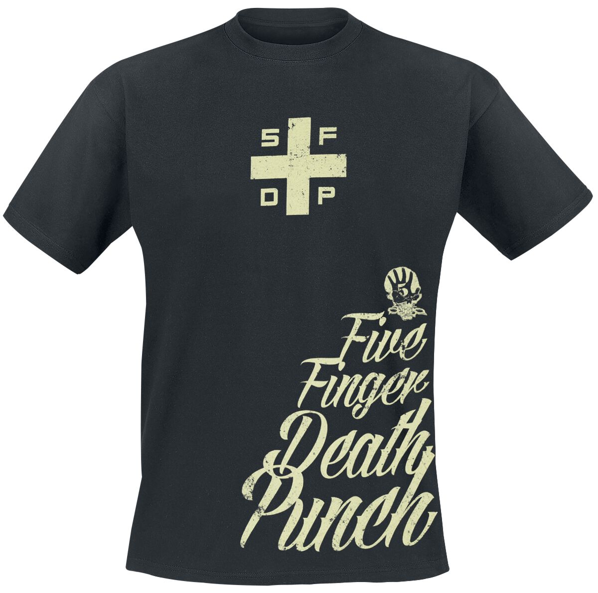 Five Finger Death Punch T-Shirt - Good Knight - S bis 5XL - für Männer - Größe S - schwarz  - Lizenziertes Merchandise!