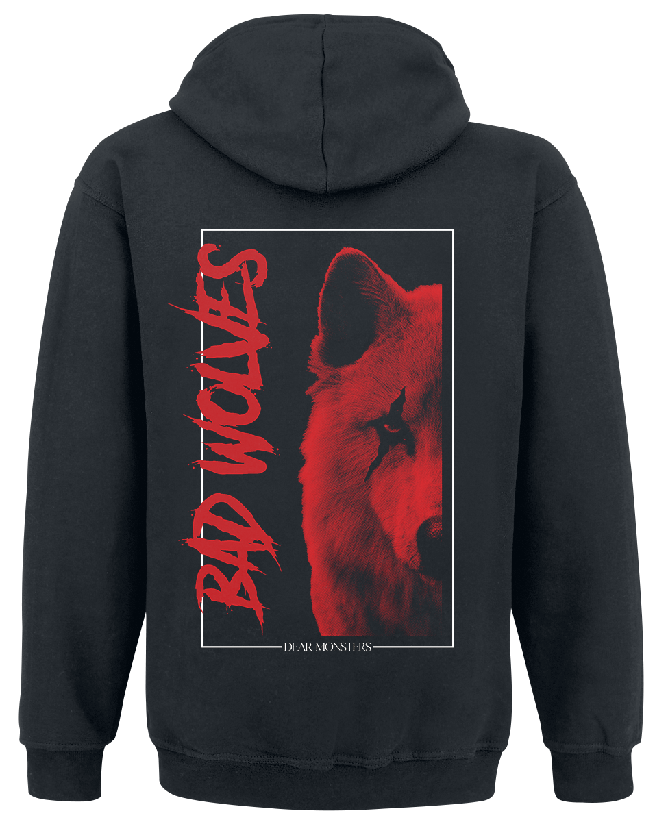 Bad Wolves Dear Monsters Album Kapuzenpullover schwarz