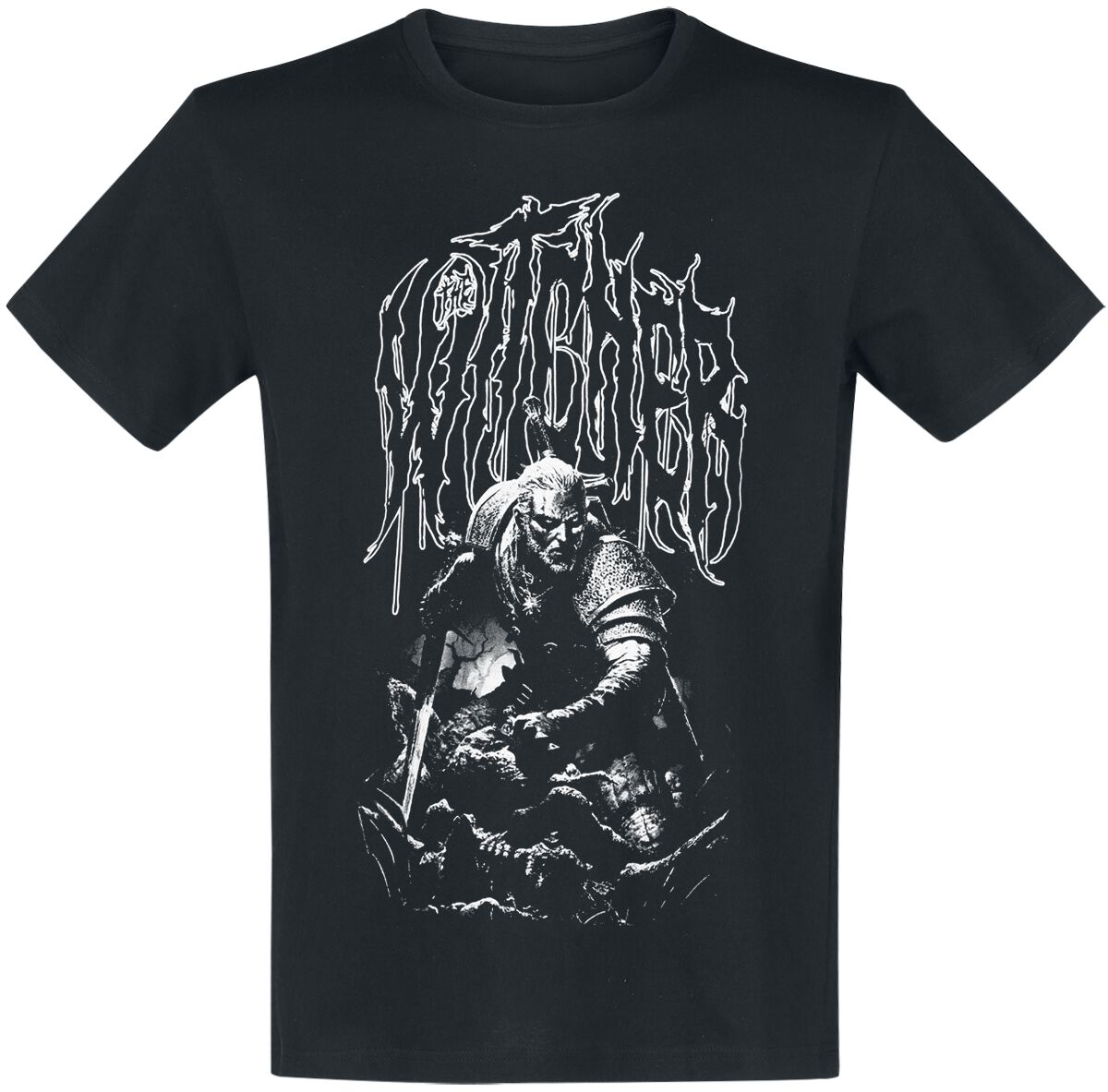 The Witcher - Gaming T-Shirt - Ranger - S bis XXL - für Männer - Größe L - schwarz  - EMP exklusives Merchandise!