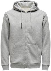 Sceres Life Zip Thr. Hoodie, ONLY and SONS, Kapuzenjacke