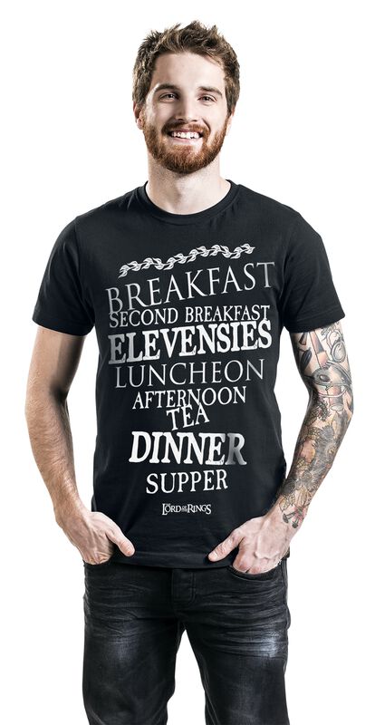 Filme & Serien Bekleidung Hobbit Meals | Der Herr der Ringe T-Shirt