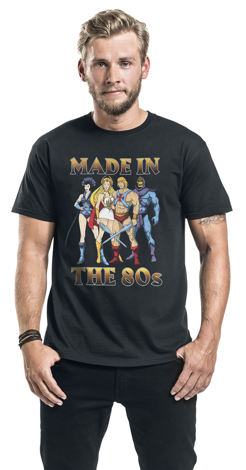Masters Of The Universe He-Man - Made In The 80s T-Shirt schwarz