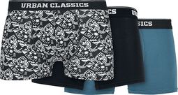 Organic Boxer Shorts 3 Pack, Urban Classics, Boxershort-Set