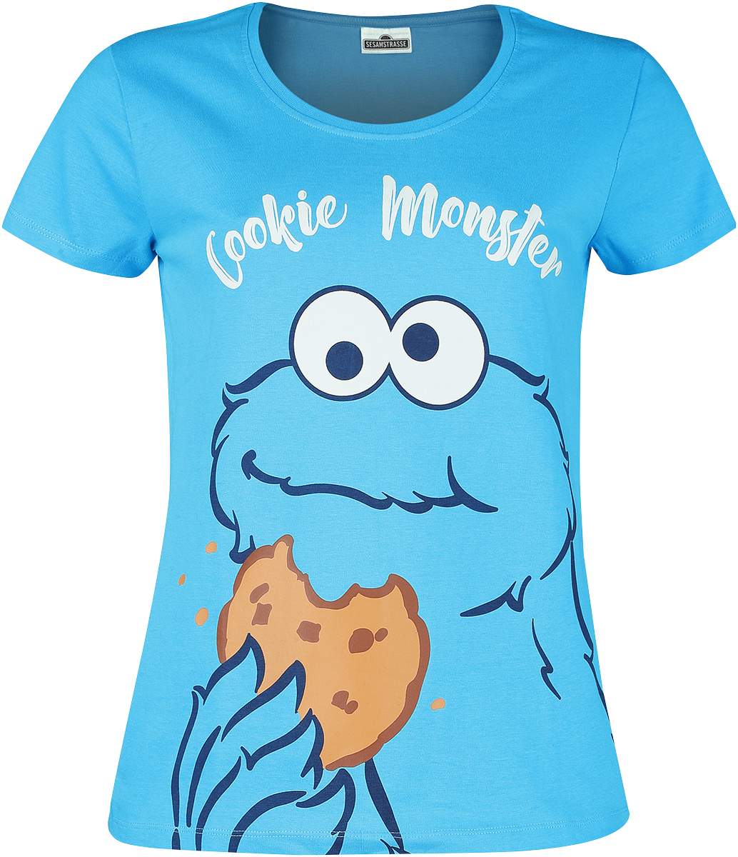 Sesamstraße Cookie Monster Schlafanzug multicolor