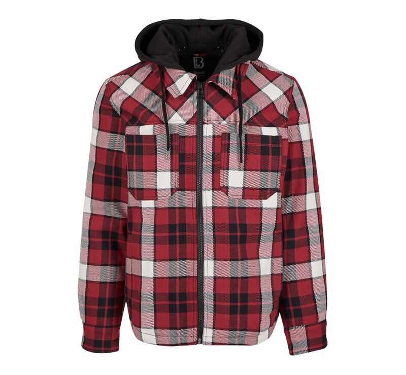 Brandit Heavy Twill Jacket Mid-Season Jackets red black