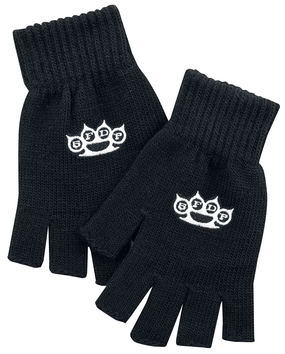 Five Finger Death Punch  Fingerless gloves - 5FDP - black