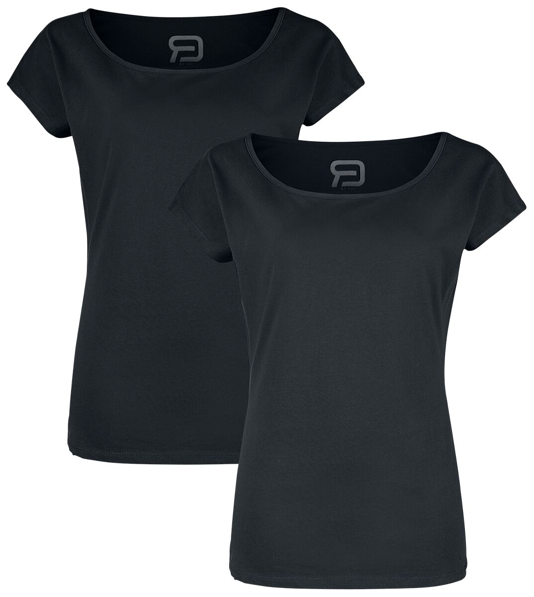 4068143320771 - Doppelpack T-Shirts T-Shirt schwarz in XL