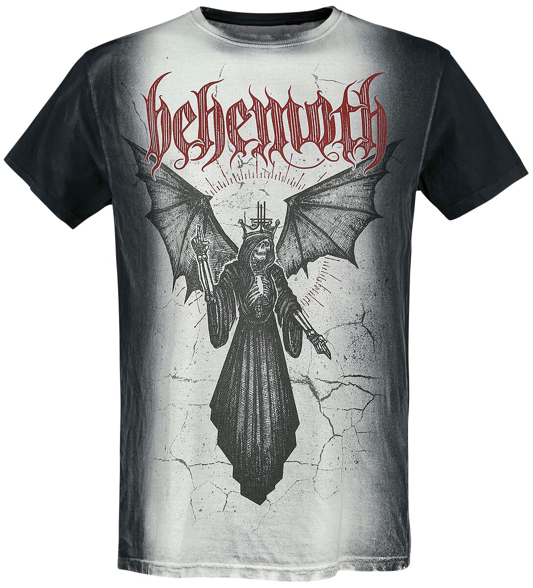 Image of Behemoth Angel Of Death T-Shirt hellgrau/schwarz