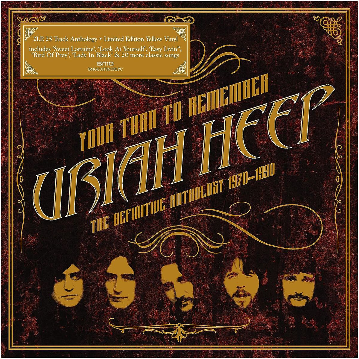 Levně Uriah Heep The definitive anthology 1970-1990 2-LP černá