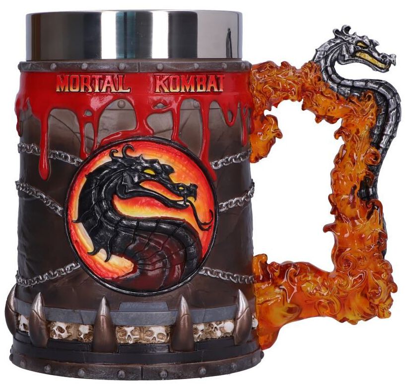 Mortal Kombat Dragon Logo Bierkrug multicolor