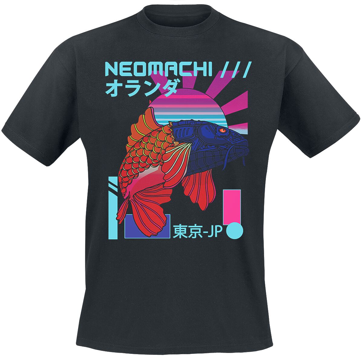 NEOMACHI KAORI T-Shirt black