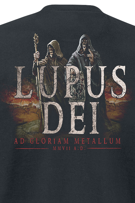 Powerwolf Lupus Dei Anniversary T-Shirt schwarz