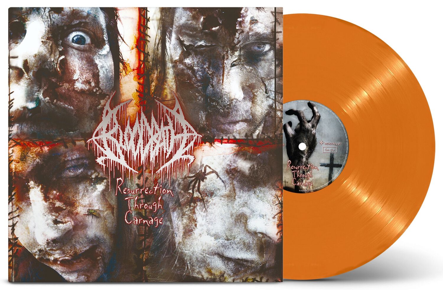 Image of LP di Bloodbath - Resurrection through carnage - Unisex - arancione