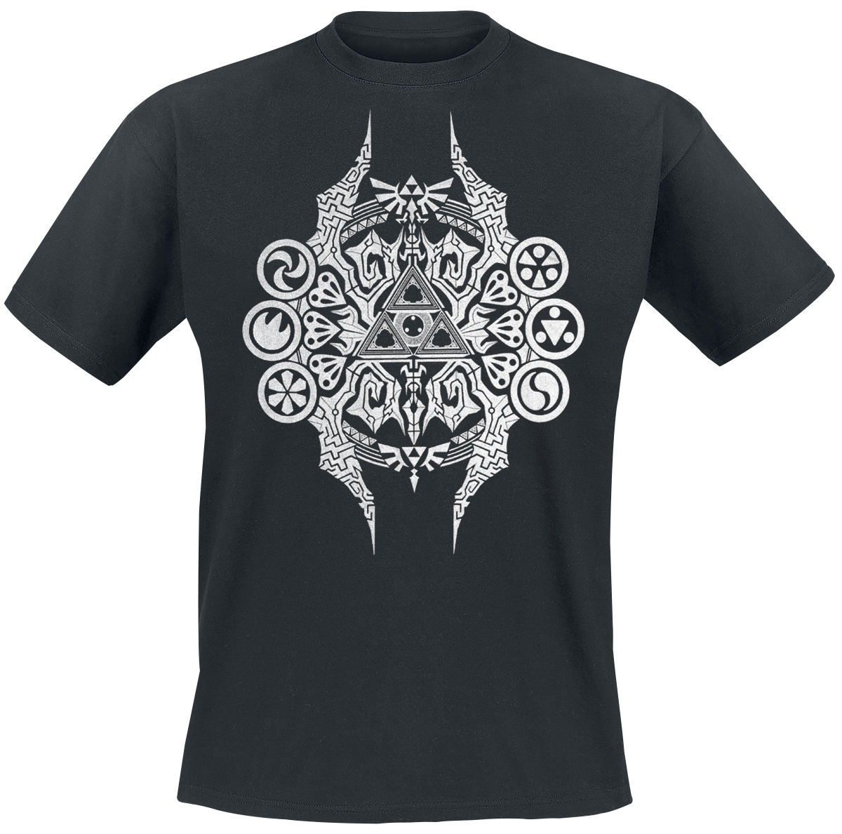 The Legend Of Zelda - Emblem - T-Shirt - schwarz