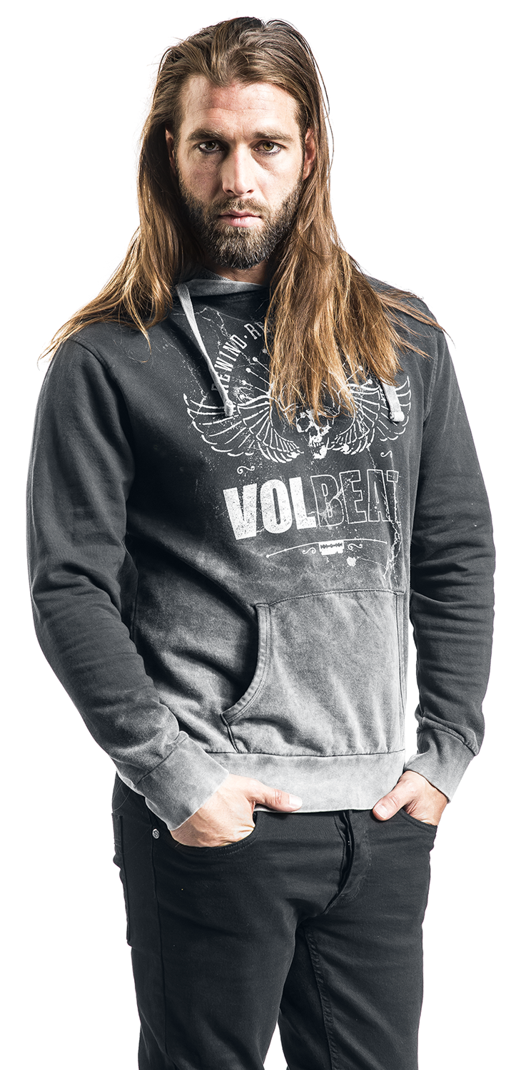 Volbeat Rewind, replay, rebound Kapuzenpullover grau