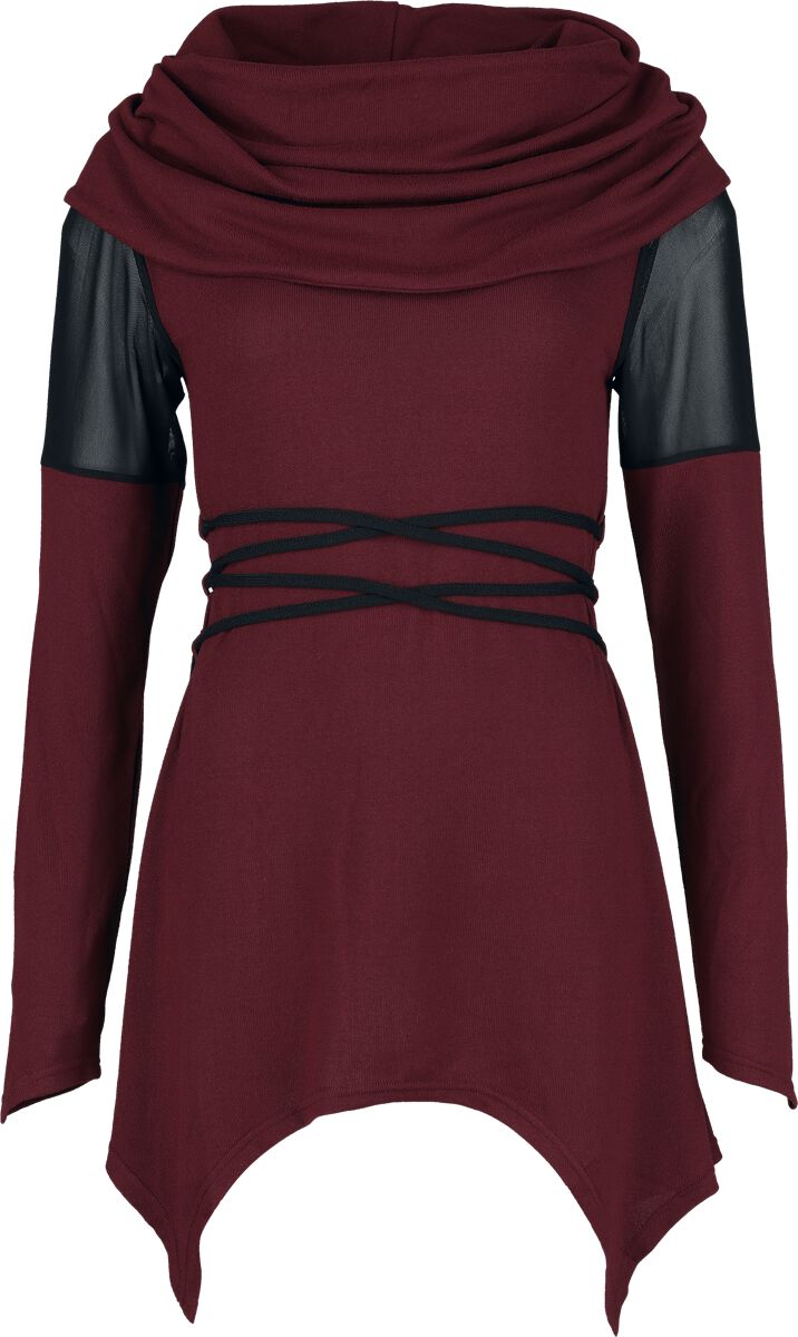 Black Premium by EMP Shirt met lange mouwen - Celtic Blessing - S tot XXL - voor Vrouwen - bordeaux