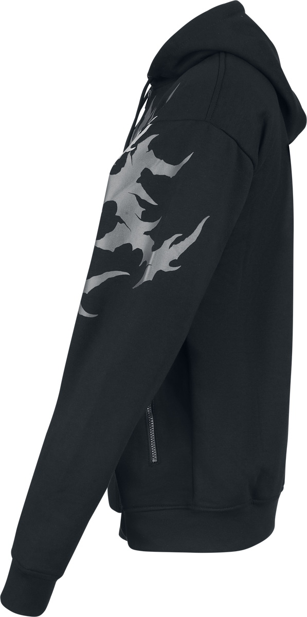 Thumbnail - Heartless Akumu Top Mens Black/Grey Kapuzenjacke schwarz in L