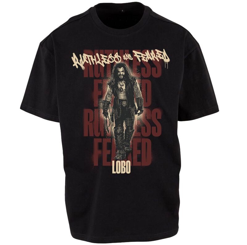 Supergirl - DC Comics T-Shirt - Lobo - Ruthless And Feared - S bis 3XL - für Männer - Größe XXL - schwarz  - EMP exklusives Merchandise!