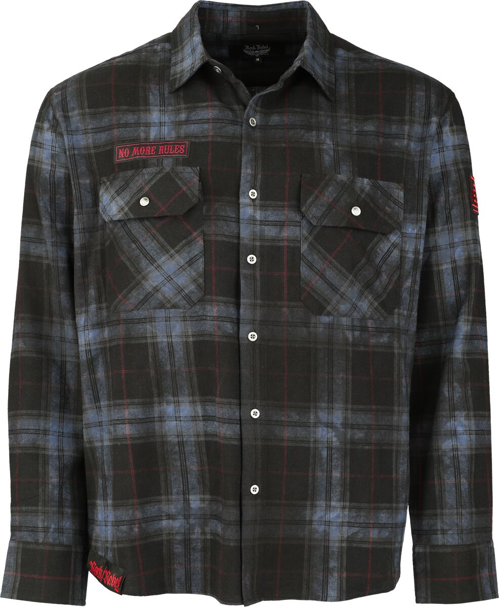 Rock Rebel by EMP Rebels & Reapers Langarmhemd multicolor in L