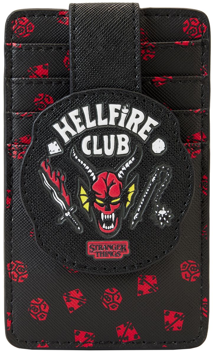 Stranger Things Karten-Etui – Loungefly – Hellfire Club – für Damen – multicolor  – Lizenzierter Fanartikel