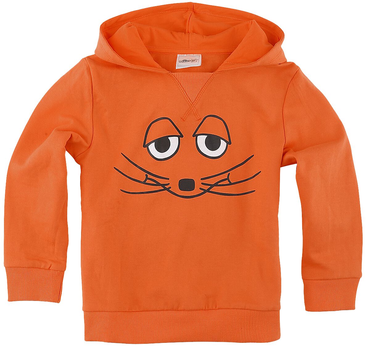 Levně Die Sendung mit der Maus Kids - Mouse detská mikina s kapucí oranžová