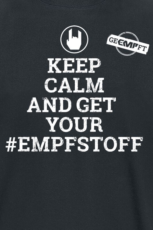 Große Größen Männer Keep Calm And Get Your Empfstoff | geEMPft T-Shirt