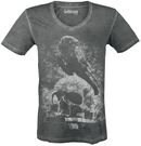 Raven Skull, Gothicana by EMP, T-Shirt