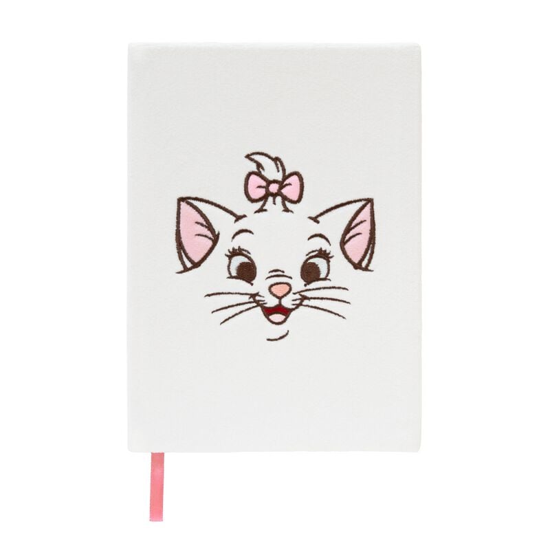 Aristocats - Disney Notesbog - Notizbuch - Premium - Plüsch-Einband - Bonjour Marie - Unisex - hvid